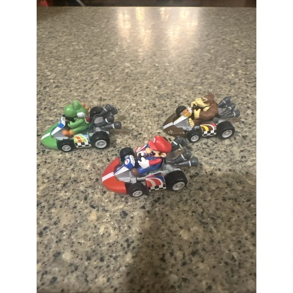 2016 Nintendo Decopac Cart Kart Toy Super Mario, Donkey Kong & Yoshi Collectible